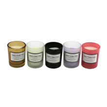 Exquisite present custom scented candles in glass jar